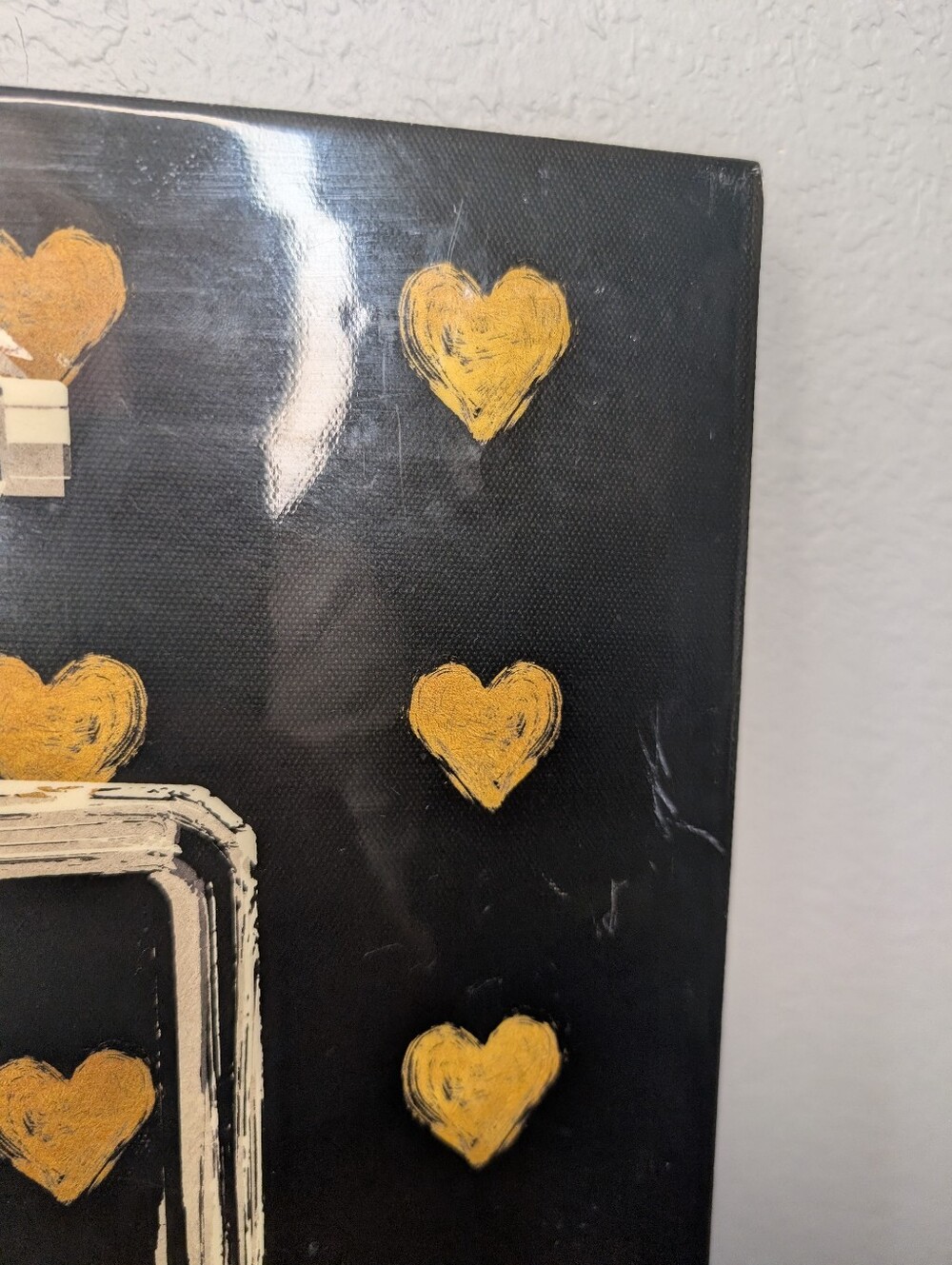 Black & Gold No.5 Perfume Bottle Wall Art - Picture 2 of 3